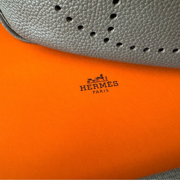 Hermes Taurillon Clemence Evelyne III PM Etain - Picture 2 of 8